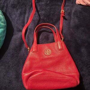 Tory Burch Vibrant Red Crossbody Bag